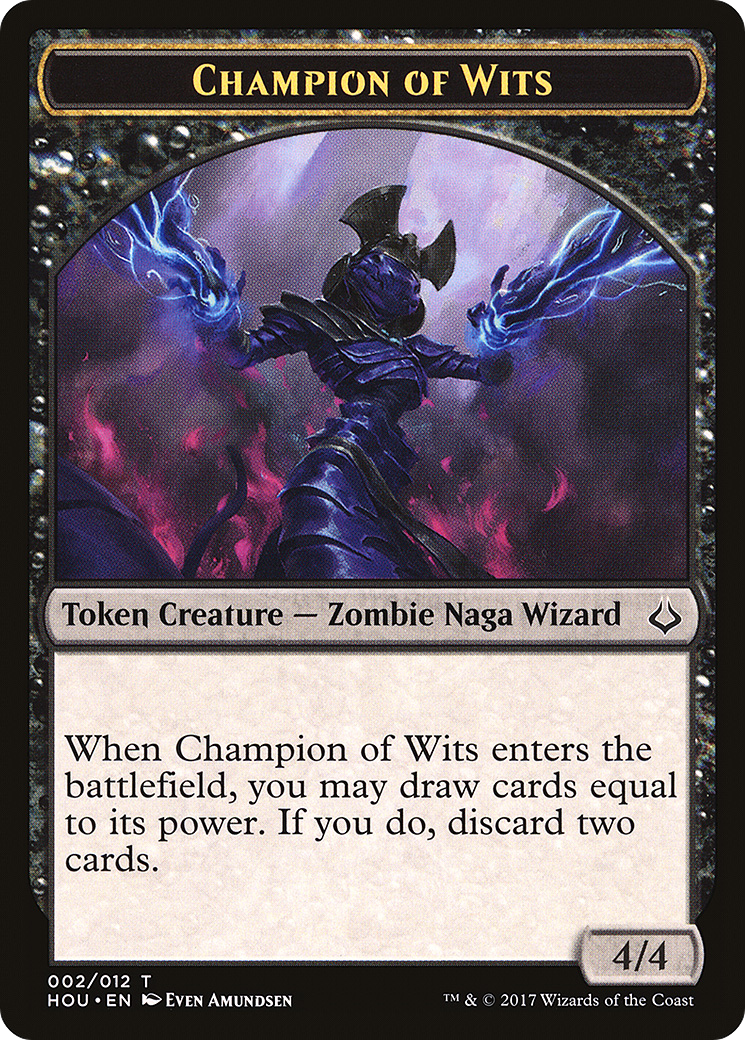 Champion of Wits (THOU-002) - Hour of Devastation Tokens - Premium MTG Single from Wizards of the Coast - Just $0.08! Shop now at Game Crave Tournament Store