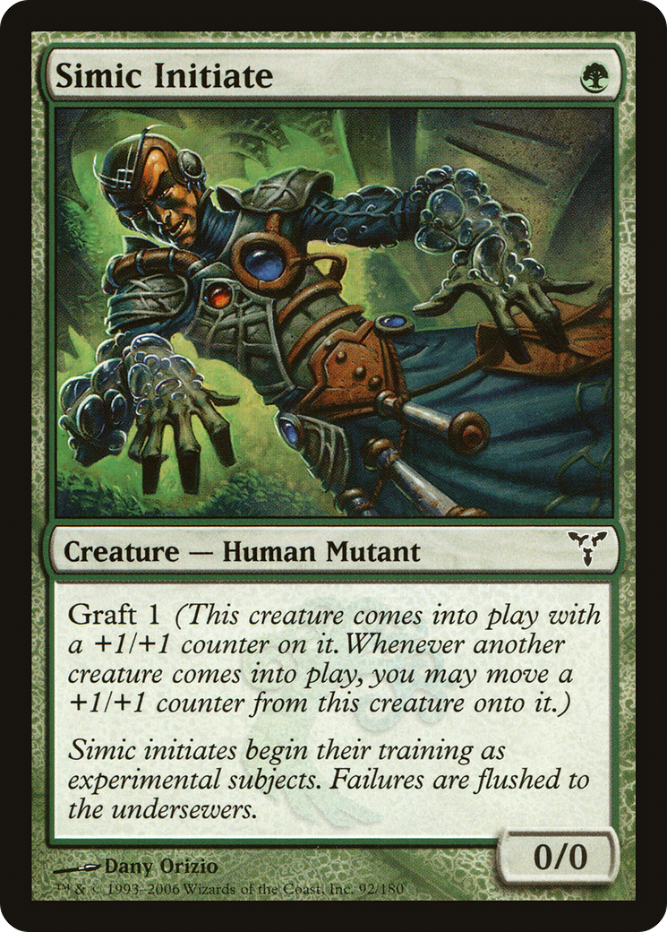 Simic Initiate (DIS-092) - Dissension - Premium MTG Single from Wizards of the Coast - Just $0.08! Shop now at Game Crave Tournament Store
