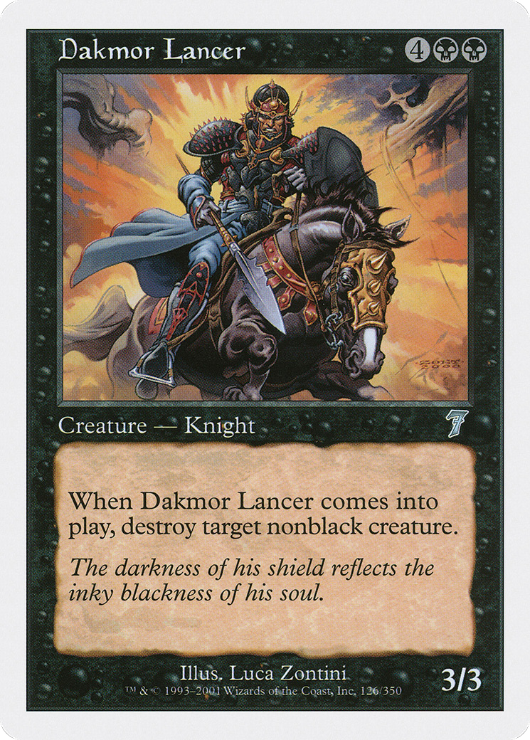 Dakmor Lancer (7ED-126) - Seventh Edition - Premium MTG Single from Wizards of the Coast - Just $0.23! Shop now at Game Crave Tournament Store