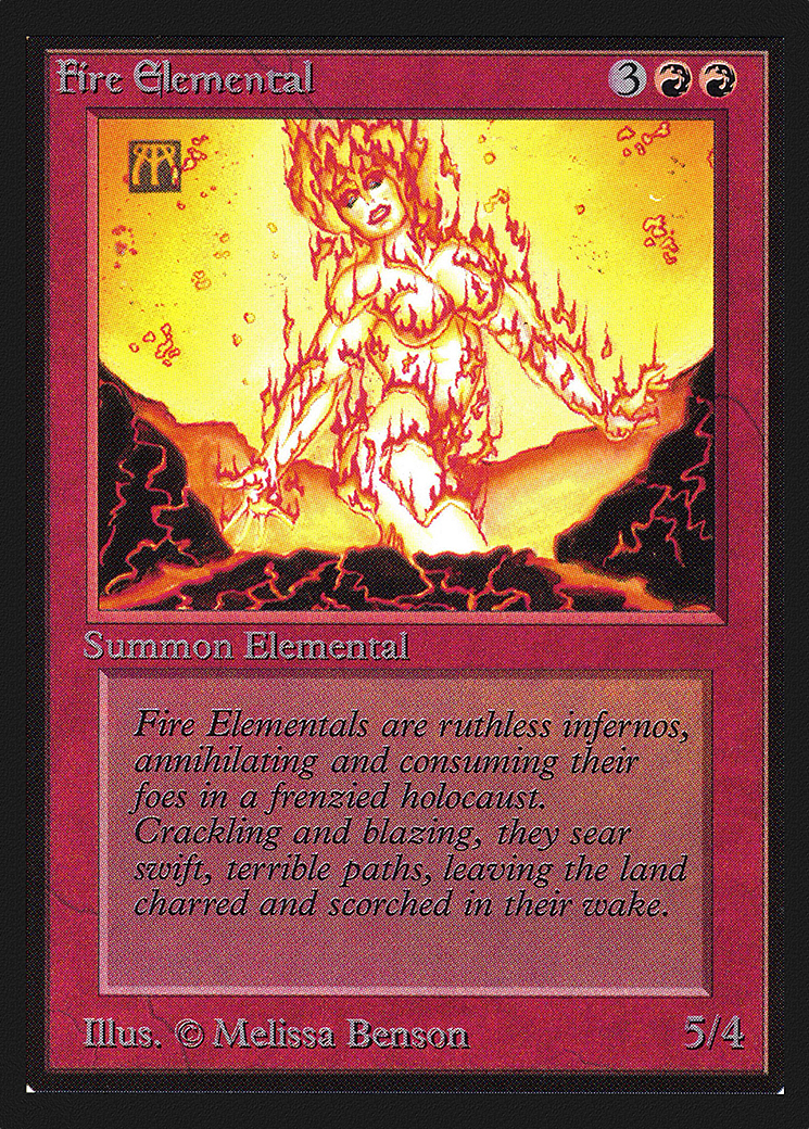 Fire Elemental (CEI-149) - Intl. Collectors' Edition - Premium MTG Single from Wizards of the Coast - Just $1.66! Shop now at Game Crave Tournament Store