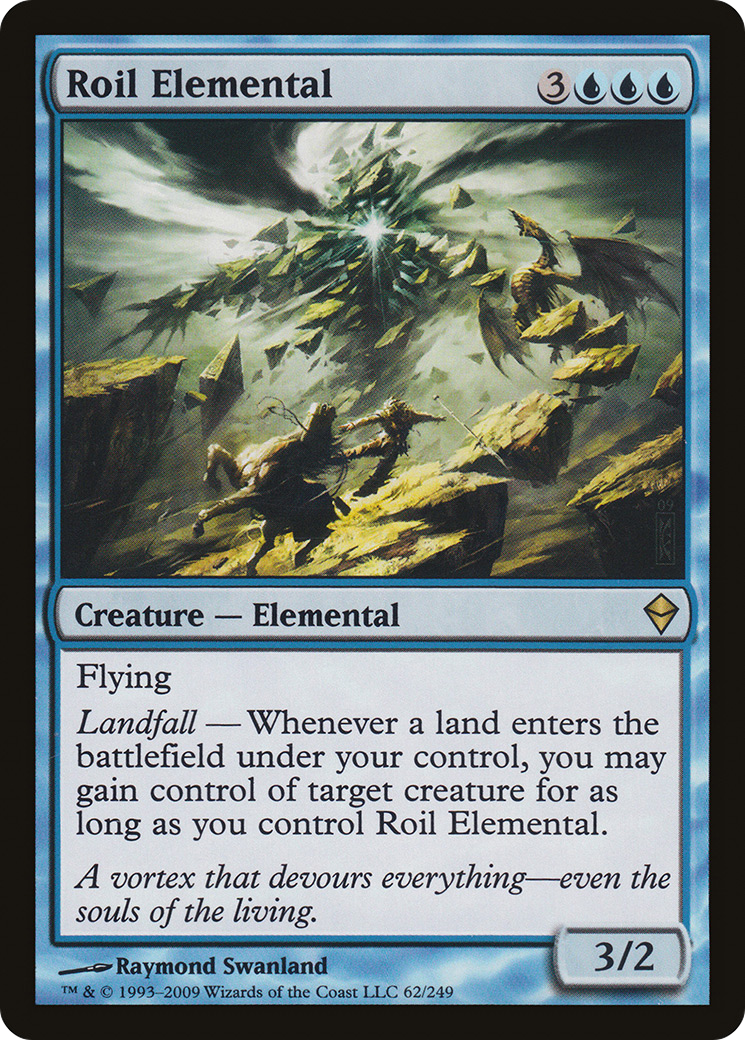 Roil Elemental (ZEN-062) - Zendikar - Premium MTG Single from Wizards of the Coast - Just $10.13! Shop now at Game Crave Tournament Store