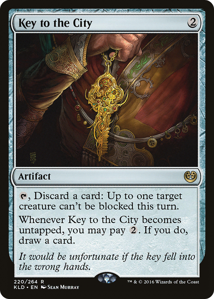 Key to the City (KLD-220) - Kaladesh - Premium MTG Single from Wizards of the Coast - Just $0.27! Shop now at Game Crave Tournament Store
