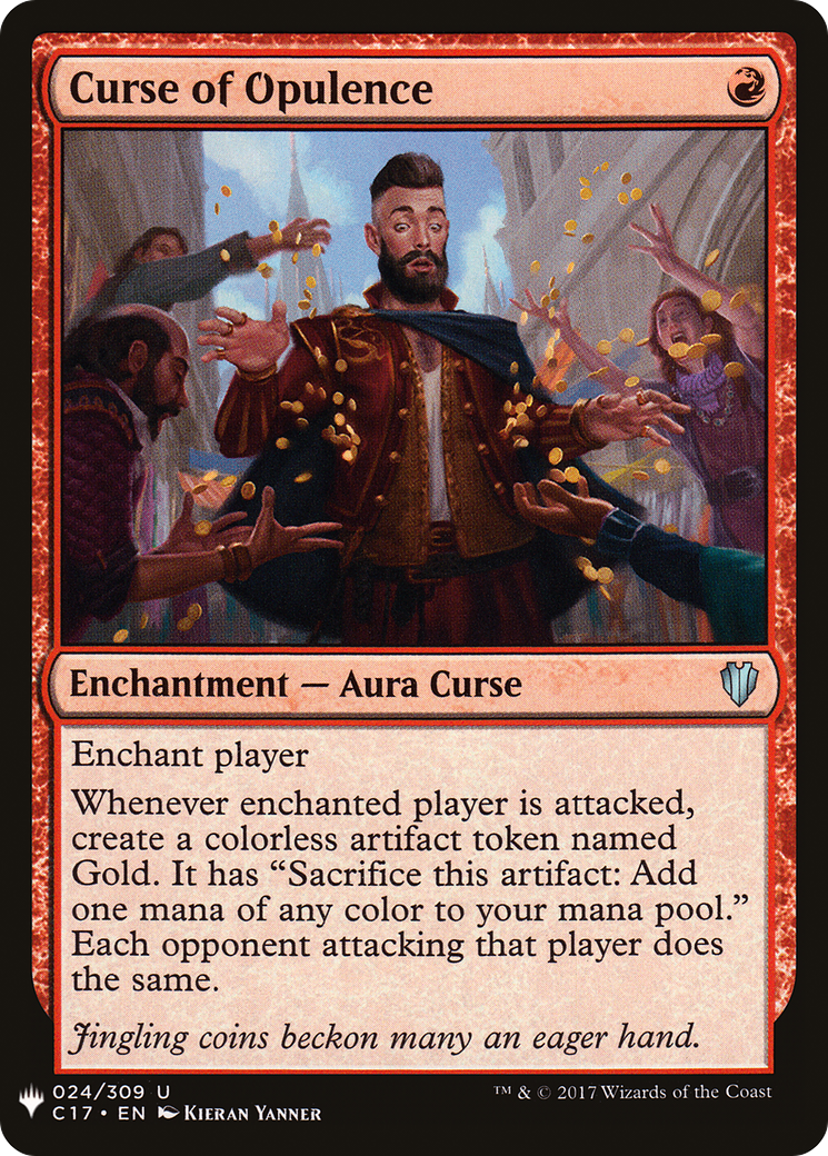 Curse of Opulence (MB1-896) - Mystery Booster - Premium MTG Single from Wizards of the Coast - Just $1.40! Shop now at Game Crave Tournament Store
