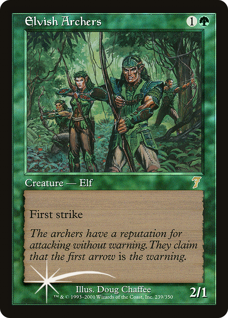 Elvish Archers (7ED-239★) - Seventh Edition Foil - Premium MTG Single from Wizards of the Coast - Just $28! Shop now at Game Crave Tournament Store