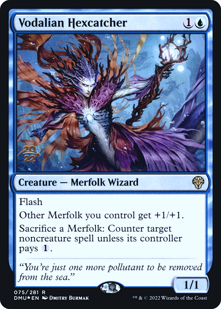 Vodalian Hexcatcher (PDMU-75S) - Dominaria United Promos Foil - Premium MTG Single from Wizards of the Coast - Just $1.49! Shop now at Game Crave Tournament Store