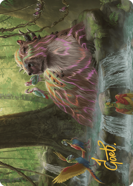 Basking Capybara // Basking Capybara (ALCI-022) - The Lost Caverns of Ixalan Art Series (Borderless) Foil - Premium MTG Single from Wizards of the Coast - Just $0! Shop now at Game Crave Tournament Store