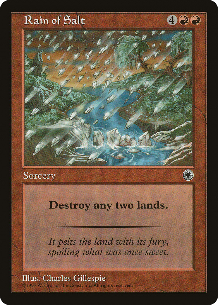 Rain of Salt (POR-147) - Portal - Premium MTG Single from Wizards of the Coast - Just $0.12! Shop now at Game Crave Tournament Store