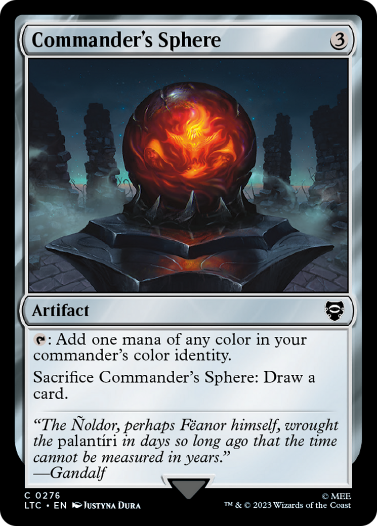 Commander's Sphere (LTC-276) - Tales of Middle-earth Commander - Premium MTG Single from Wizards of the Coast - Just $0.08! Shop now at Game Crave Tournament Store