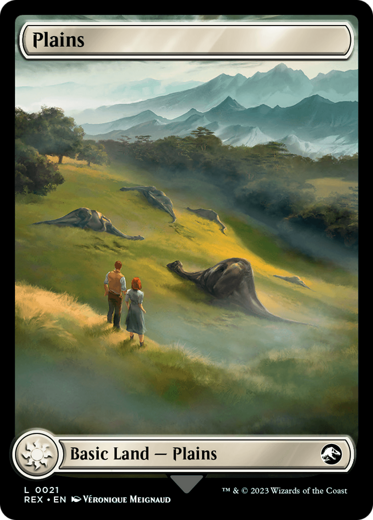 Plains // Plains (REX-021) - Jurassic World Collection Foil - Premium MTG Single from Wizards of the Coast - Just $1.07! Shop now at Game Crave Tournament Store