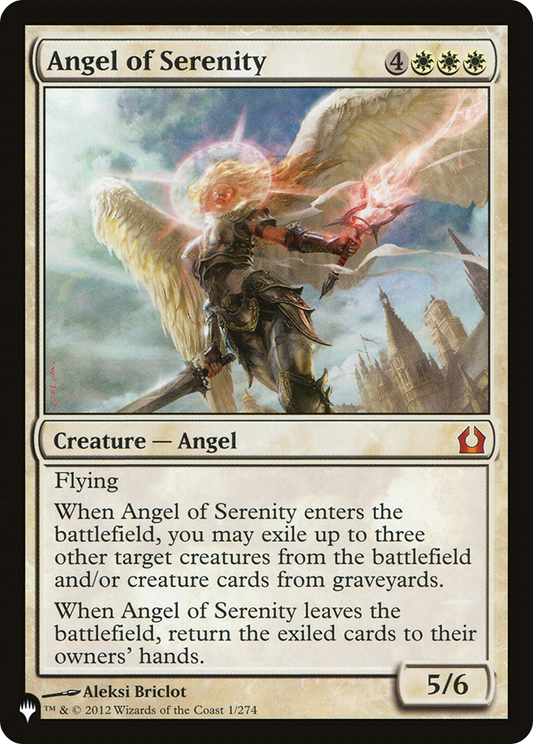 Angel of Serenity (PAGL-005) - Angels: They're Just Like Us but Cooler and with Wings Foil - Premium MTG Single from Wizards of the Coast - Just $0.27! Shop now at Game Crave Tournament Store