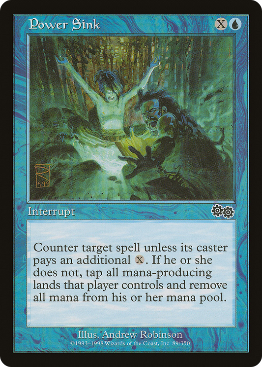 Power Sink (USG-089) - Urza's Saga - Premium MTG Single from Wizards of the Coast - Just $0.08! Shop now at Game Crave Tournament Store