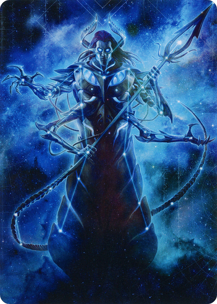 Heliod, the Warped Eclipse // Heliod, the Warped Eclipse (AMOM-060) - March of the Machine Art Series (Borderless) Foil - Premium MTG Single from Wizards of the Coast - Just $0! Shop now at Game Crave Tournament Store
