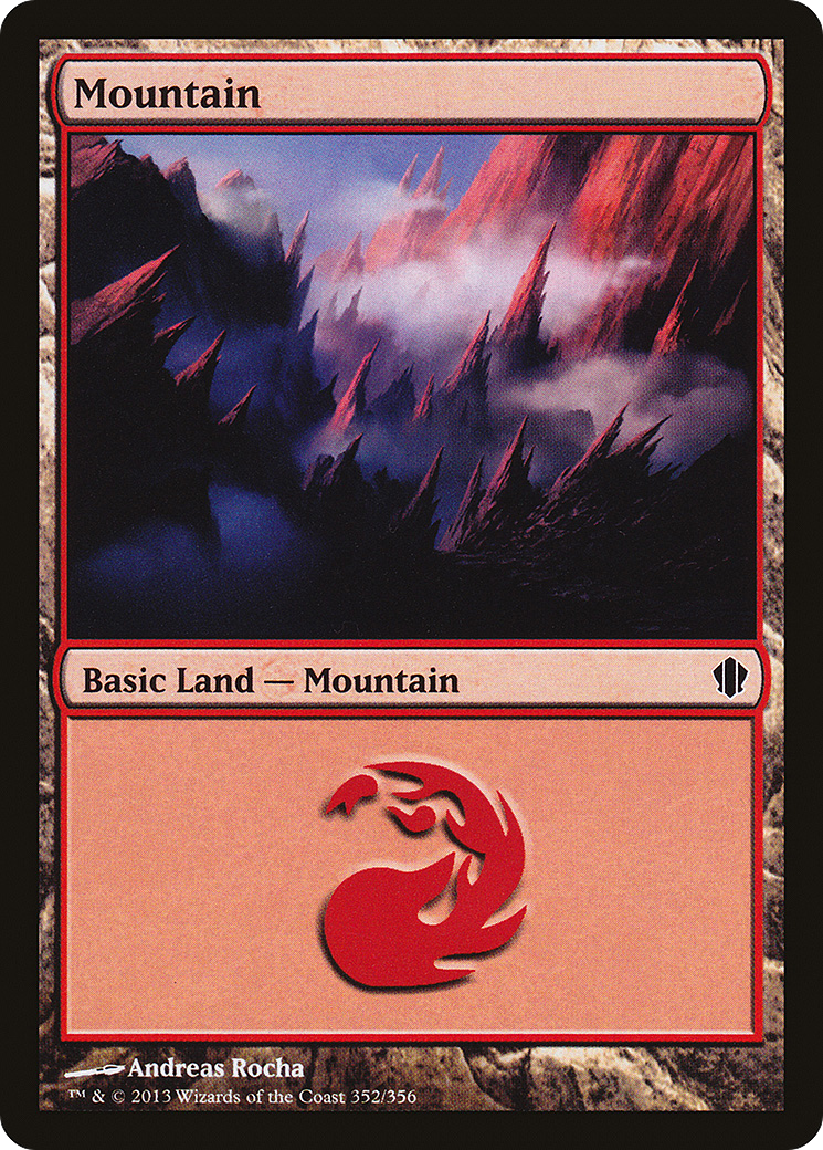 Mountain (C13-352) - Commander 2013 - Premium MTG Single from Wizards of the Coast - Just $0.08! Shop now at Game Crave Tournament Store