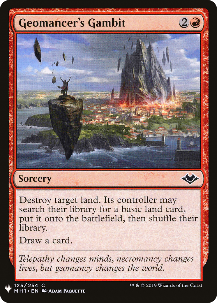 Geomancer's Gambit (MB1-946) - Mystery Booster - Premium MTG Single from Wizards of the Coast - Just $0.08! Shop now at Game Crave Tournament Store