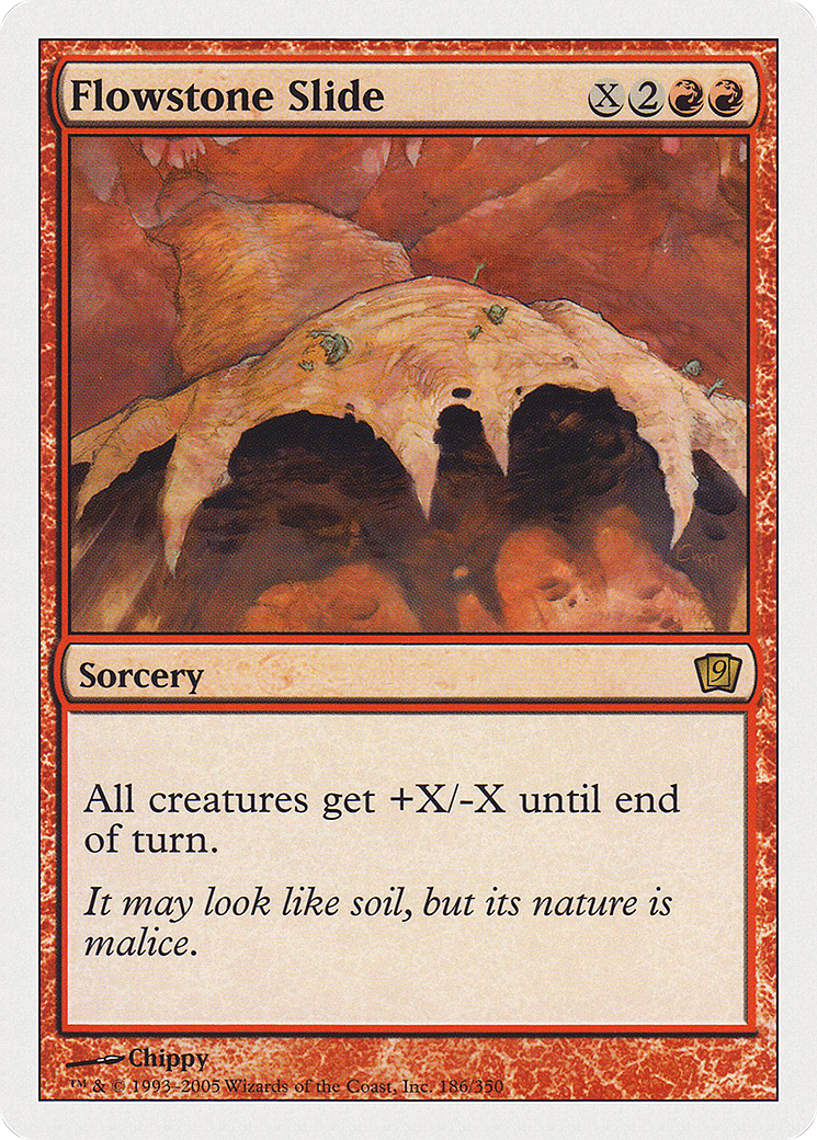 Flowstone Slide (9ED-186) - Ninth Edition - Premium MTG Single from Wizards of the Coast - Just $0.08! Shop now at Game Crave Tournament Store