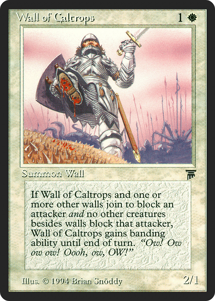 Wall of Caltrops (LEG-042) - Legends - Premium MTG Single from Wizards of the Coast - Just $0.13! Shop now at Game Crave Tournament Store
