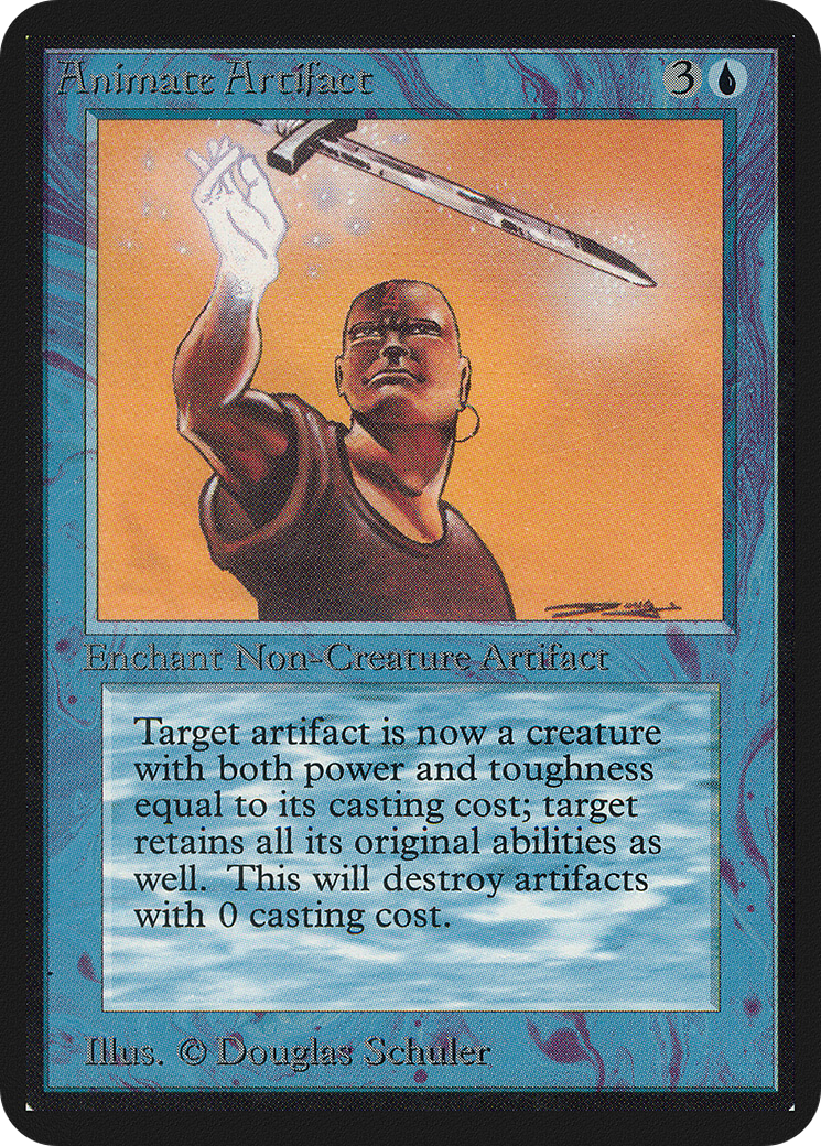 Animate Artifact (LEA-048) - Limited Edition Alpha - Premium MTG Single from Wizards of the Coast - Just $48.75! Shop now at Game Crave Tournament Store