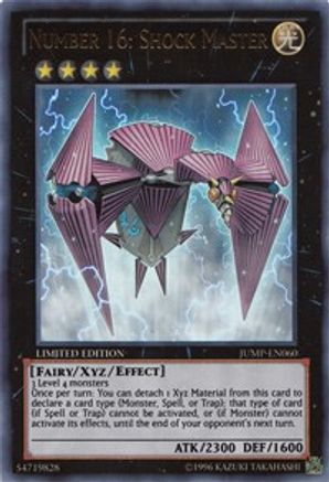 Number 16: Shock Master (JUMP-EN060) - Shonen Jump Magazine Promos Limited - Premium Yugioh Single from Konami - Just $16.59! Shop now at Game Crave Tournament Store