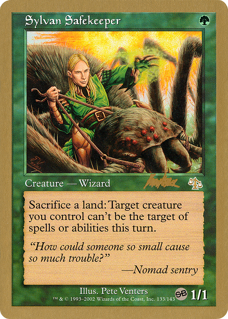 Sylvan Safekeeper (WC02-BK133SB) - World Championship Decks 2002 - Premium MTG Single from Wizards of the Coast - Just $8.39! Shop now at Game Crave Tournament Store