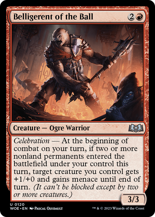 Belligerent of the Ball (WOE-120) - Wilds of Eldraine Foil - Premium MTG Single from Wizards of the Coast - Just $0.08! Shop now at Game Crave Tournament Store
