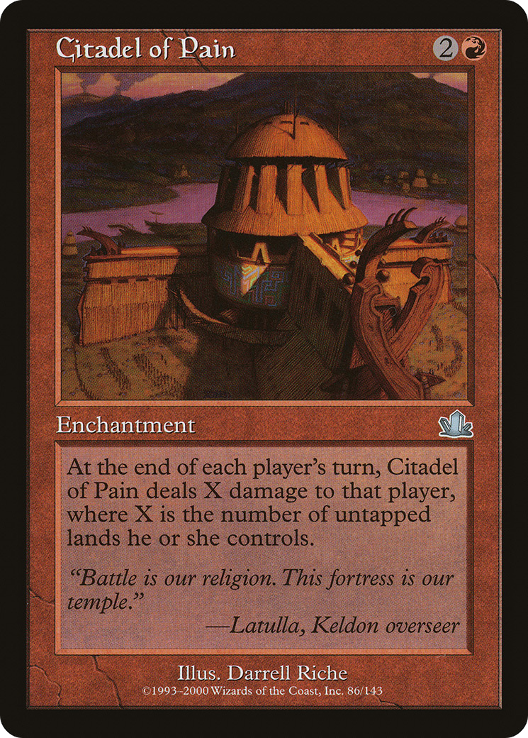 Citadel of Pain (PCY-086) - Prophecy - Premium MTG Single from Wizards of the Coast - Just $4.23! Shop now at Game Crave Tournament Store
