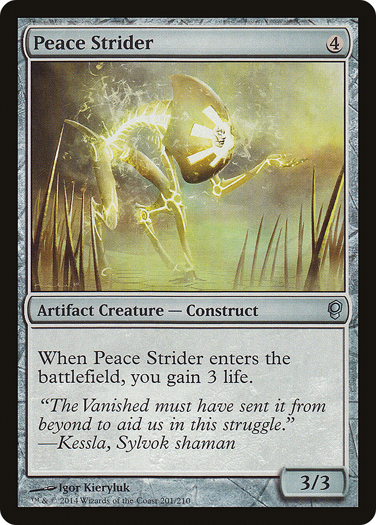 Peace Strider (CNS-201) - Conspiracy Foil - Premium MTG Single from Wizards of the Coast - Just $0.08! Shop now at Game Crave Tournament Store