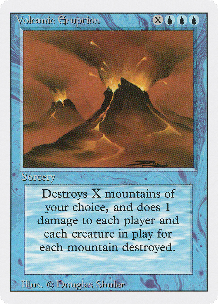 Volcanic Eruption (3ED-089) - Revised Edition - Premium MTG Single from Wizards of the Coast - Just $0.46! Shop now at Game Crave Tournament Store