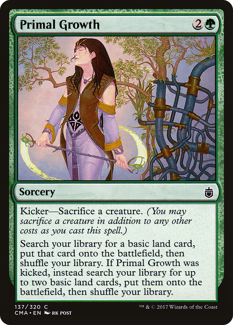 Primal Growth (CMA-137) - Commander Anthology - Premium MTG Single from Wizards of the Coast - Just $0.87! Shop now at Game Crave Tournament Store