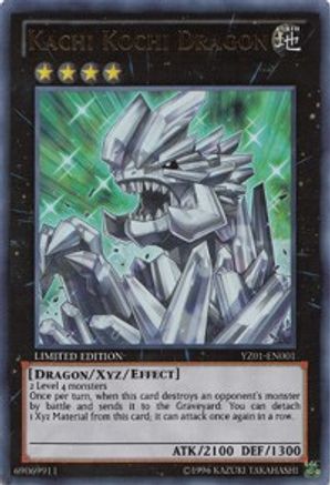 Kachi Kochi Dragon (YZ01-EN001) - Yu-Gi-Oh! ZEXAL Manga Promotional Cards Limited - Premium Yugioh Single from Konami - Just $1.01! Shop now at Game Crave Tournament Store