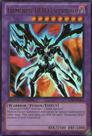 Elemental HERO Escuridao (YG09-EN001) - Yu-Gi-Oh! GX Manga Promotional Cards Limited - Premium Yugioh Single from Konami - Just $5.50! Shop now at Game Crave Tournament Store