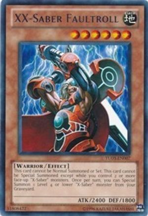 XX-Saber Faultroll (TU03-EN007) - Turbo Pack: Booster Three Unlimited - Premium Yugioh Single from Konami - Just $8.71! Shop now at Game Crave Tournament Store