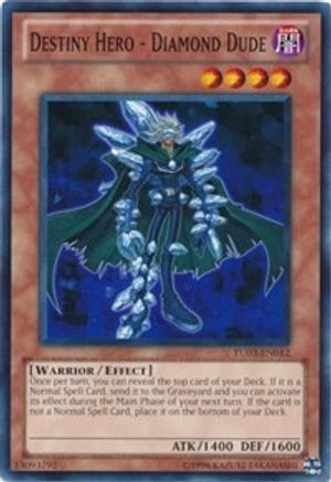 Destiny Hero - Diamond Dude (TU03-EN012) - Turbo Pack: Booster Three Unlimited - Premium Yugioh Single from Konami - Just $0.25! Shop now at Game Crave Tournament Store