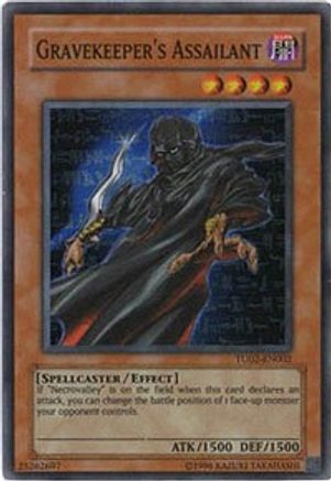 Gravekeeper's Assailant (TU02-EN002) - Turbo Pack: Booster Two Unlimited - Premium Yugioh Single from Konami - Just $14.84! Shop now at Game Crave Tournament Store