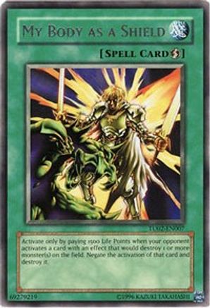 My Body as a Shield (TU02-EN007) - Turbo Pack: Booster Two Unlimited - Premium Yugioh Single from Konami - Just $2.76! Shop now at Game Crave Tournament Store