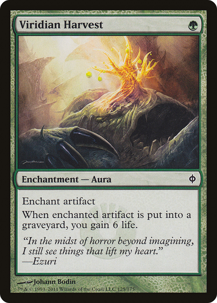 Viridian Harvest (NPH-125) - New Phyrexia - Premium MTG Single from Wizards of the Coast - Just $0.08! Shop now at Game Crave Tournament Store