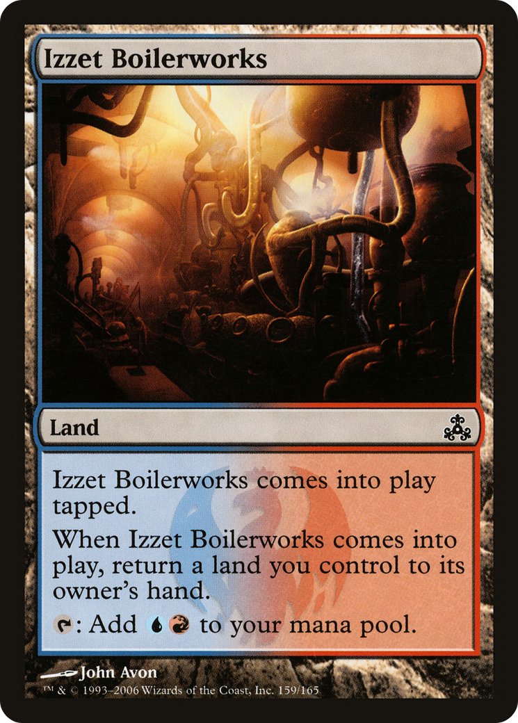 Izzet Boilerworks (GPT-159) - Guildpact Foil - Premium MTG Single from Wizards of the Coast - Just $1.18! Shop now at Game Crave Tournament Store