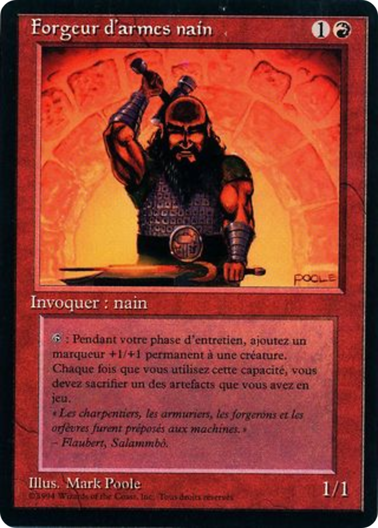 Dwarven Weaponsmith (FBB-145) - Foreign Black Border - Premium MTG Single from Wizards of the Coast - Just $0.72! Shop now at Game Crave Tournament Store
