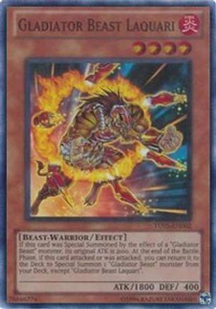 Gladiator Beast Laquari (TU05-EN002) - Turbo Pack: Booster Five Unlimited - Premium Yugioh Single from Konami - Just $27.93! Shop now at Game Crave Tournament Store