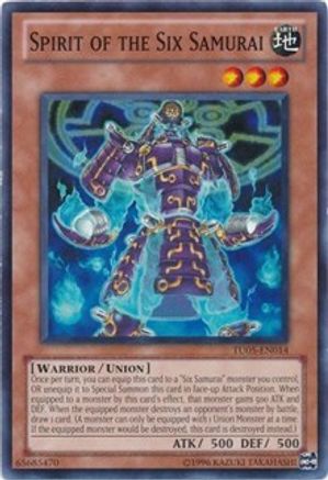 Spirit of the Six Samurai (TU05-EN014) - Turbo Pack: Booster Five Unlimited - Premium Yugioh Single from Konami - Just $0.93! Shop now at Game Crave Tournament Store