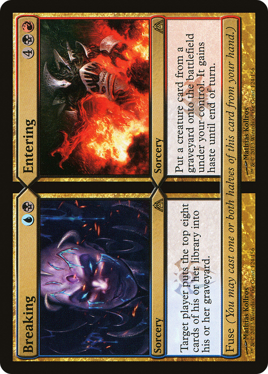 Breaking // Entering (DGM-124) - Dragon's Maze - Premium MTG Single from Wizards of the Coast - Just $0.08! Shop now at Game Crave Tournament Store