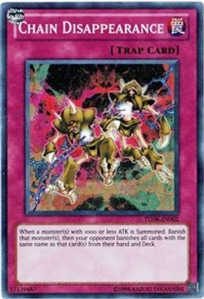Chain Disappearance (TU06-EN002) - Turbo Pack: Booster Six Unlimited - Premium Yugioh Single from Konami - Just $10.92! Shop now at Game Crave Tournament Store