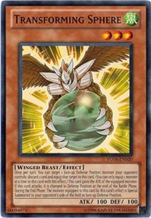 Transforming Sphere (TU06-EN020) - Turbo Pack: Booster Six Unlimited - Premium Yugioh Single from Konami - Just $0.08! Shop now at Game Crave Tournament Store