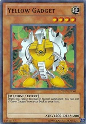 Yellow Gadget (TU07-EN003) - Turbo Pack: Booster Seven Unlimited - Premium Yugioh Single from Konami - Just $3.26! Shop now at Game Crave Tournament Store