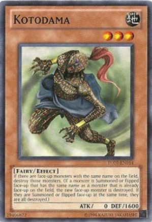 Kotodama (TU07-EN014) - Turbo Pack: Booster Seven Unlimited - Premium Yugioh Single from Konami - Just $0.25! Shop now at Game Crave Tournament Store