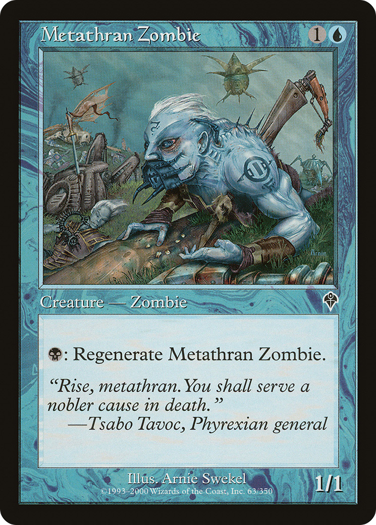 Metathran Zombie (INV-063) - Invasion Foil - Premium MTG Single from Wizards of the Coast - Just $0.14! Shop now at Game Crave Tournament Store