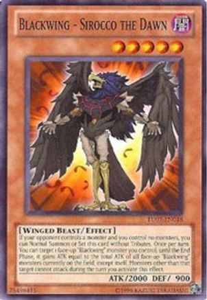 Blackwing - Sirocco the Dawn (TU07-EN018) - Turbo Pack: Booster Seven Unlimited - Premium Yugioh Single from Konami - Just $0.38! Shop now at Game Crave Tournament Store