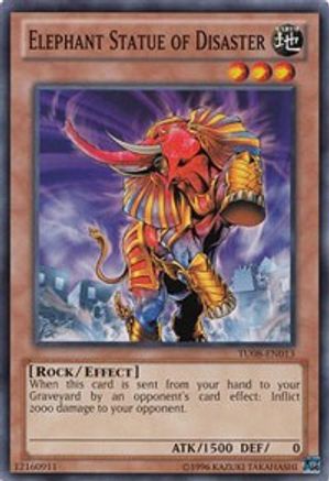 Elephant Statue of Disaster (TU08-EN013) - Turbo Pack: Booster Eight Unlimited - Premium Yugioh Single from Konami - Just $0.25! Shop now at Game Crave Tournament Store