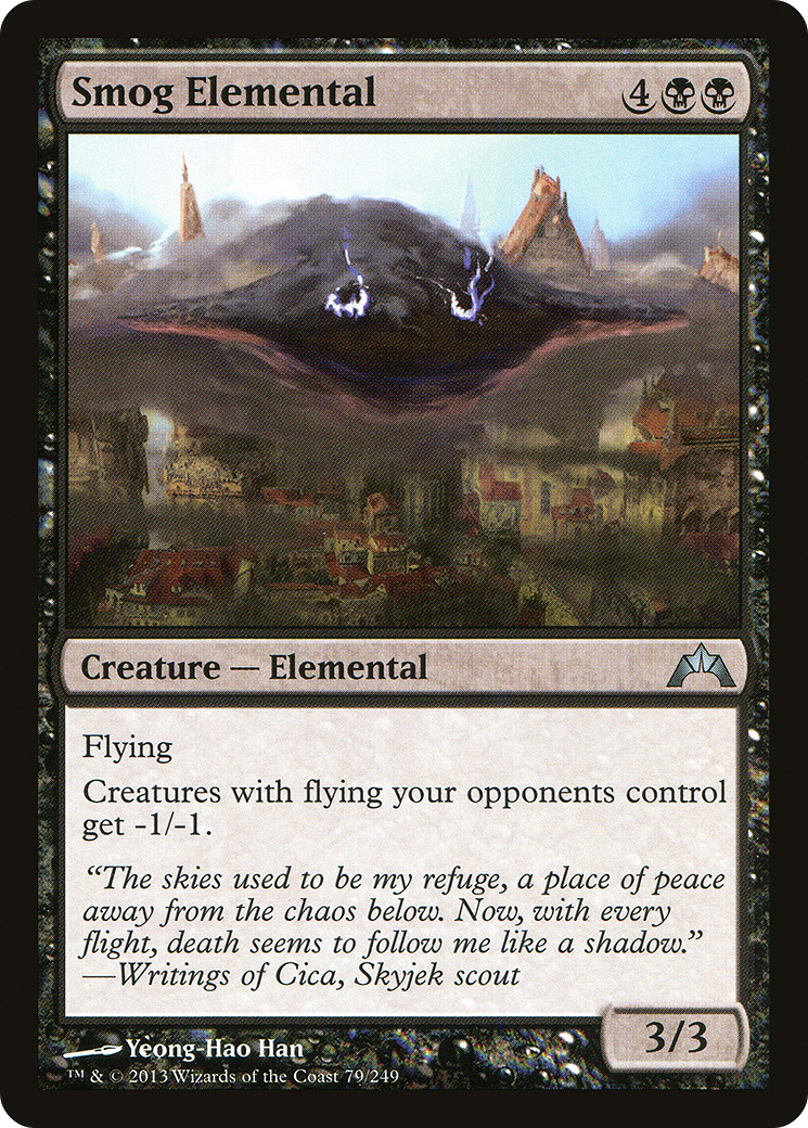Smog Elemental (GTC-079) - Gatecrash Foil - Premium MTG Single from Wizards of the Coast - Just $0.08! Shop now at Game Crave Tournament Store