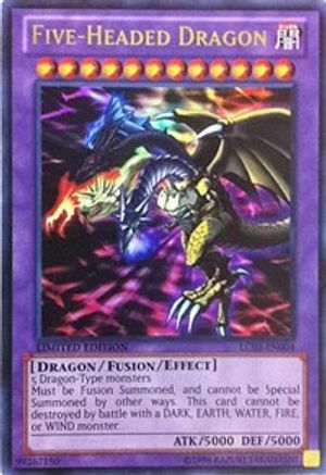 Five-Headed Dragon (LC03-EN004) - Legendary Collection 3: Yugi's World Limited - Premium Yugioh Single from Konami - Just $0.81! Shop now at Game Crave Tournament Store