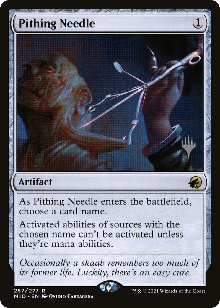 Pithing Needle (PMID-257P) - Innistrad: Midnight Hunt Promos - Premium MTG Single from Wizards of the Coast - Just $0.09! Shop now at Game Crave Tournament Store